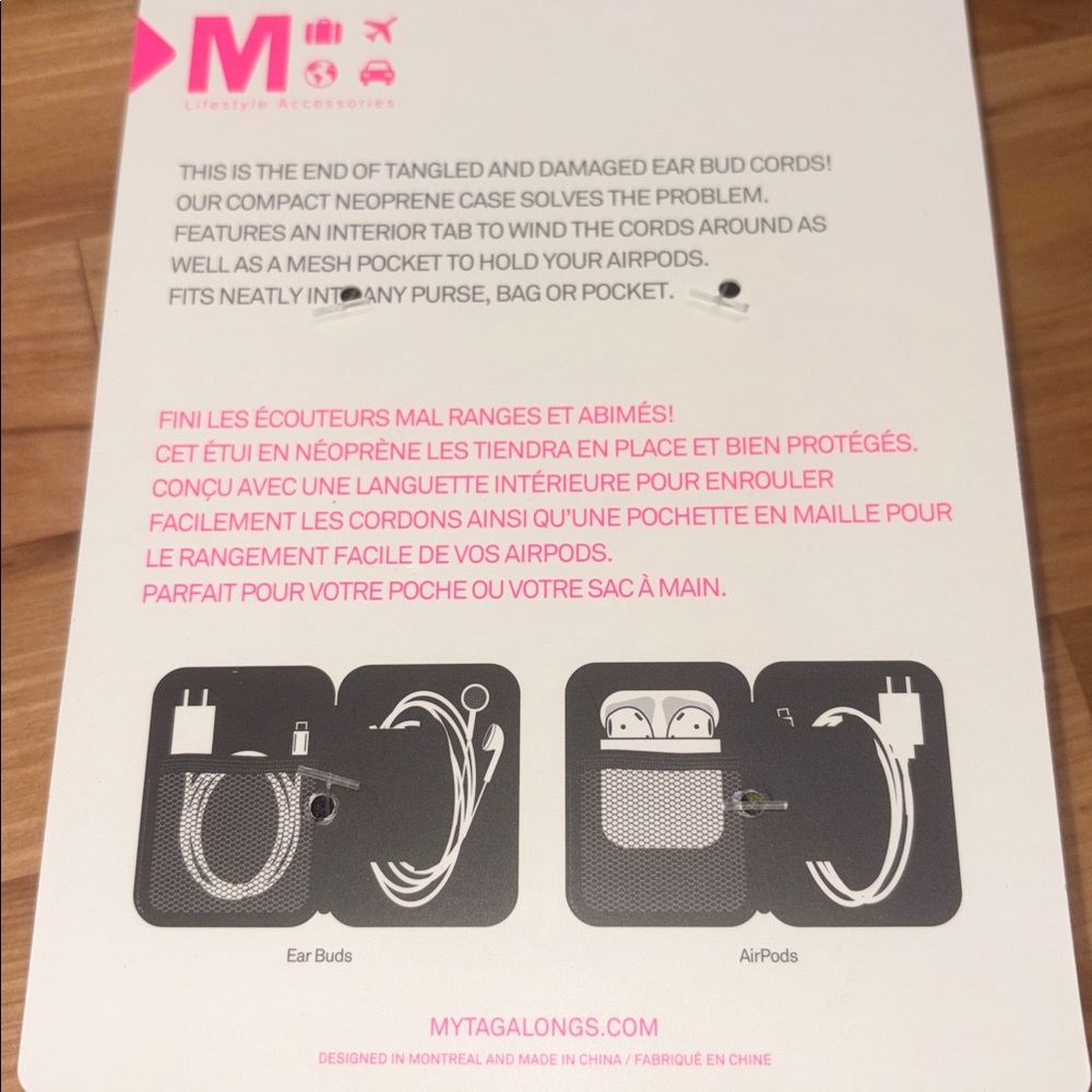 Mytagalongs Airpod + Earbud Case - Picture 4 of 5